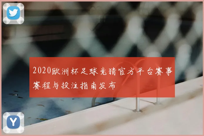 2020欧洲杯足球竞猜官方平台赛事赛程与投注指南发布